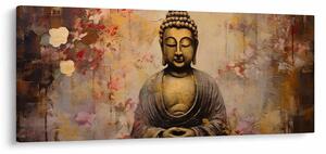 Obraz - Budha, maľba (120x50 cm)