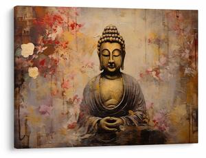 Obraz - Budha, maľba (70x50 cm)