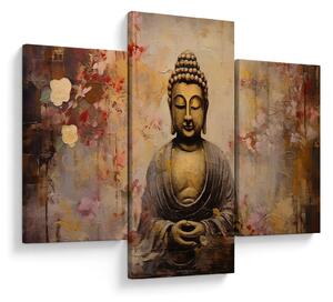 Obraz - Budha, maľba (90x60 cm)