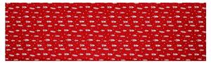 Behúň červený - vianočný, 100% polyester, 40 x 150 cm