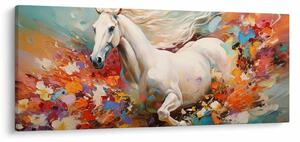 Obraz - Maľba koňa (120x50 cm)