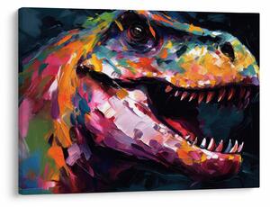Obraz - Dinosaurus, maľba (70x50 cm)
