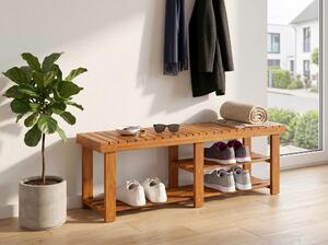 REGÁL NA TOPÁNKY, farba akácie, akácia, Prestige Home - Skrine, regály & police na topánky, Online Only