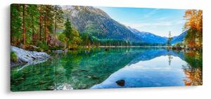 Obraz - Jazero Hintersee (120x50 cm)