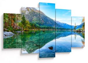 Obraz - Jazero Hintersee (150x105 cm)