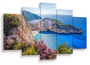Obraz - Pláž Navagio, Grécko (150x105 cm)
