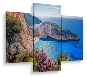 Obraz - Pláž Navagio, Grécko (90x60 cm)