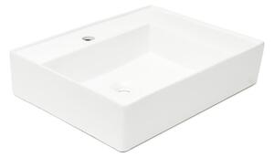 Umývadlo SAT Cube Way 60x46 cm otvor pre batériu uprostred SATCW6046P