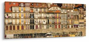 Obraz - Nábrežná štvrť, Portugalsko (120x50 cm)