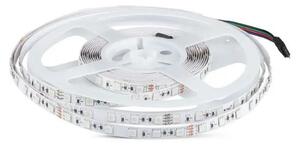 V-TAC LED pás do interiéru RGB 24V, 7W/m, 140lm/m, 60LED/m, IP20