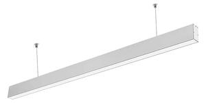 V-TAC LED lineárne závesné svietidlo 40W, 3300lm, SAMSUNG chip, strieborné Farba svetla: Studená biela