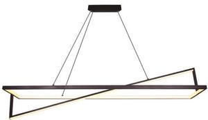 V-TAC Dizajnové LED svietidlo 45W, 4470lm, TRIAC, stmievateľné, čierne, IP20, 3000K