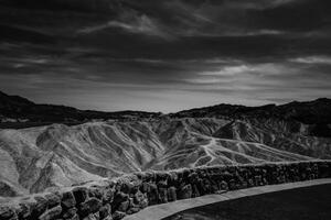 Fototapeta čiernobiely Národný park Death Valley - 375x250