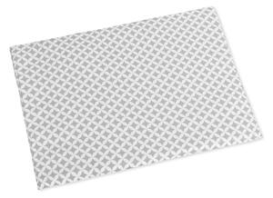 Bellatex Vankúš pre dojčatá do postieľky Kosoštvorce šedá, 43 x 32 cm