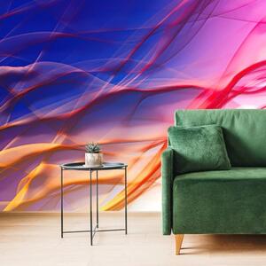 Tapeta abstraktné vlnky plné farieb - 300x200