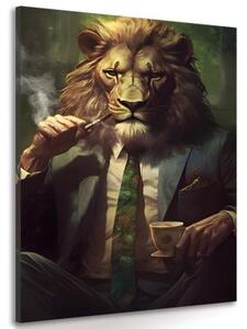 Obraz zvierací gangster lev - 40x60