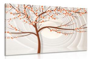 Obraz moderný strom na abstraktnom pozadí - 120x80