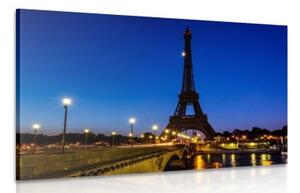 Obraz Eiffelova veža v noci - 60x40