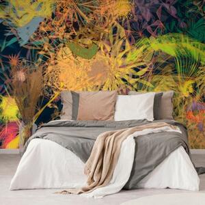 Samolepiaca tapeta farebné abstraktné umenie - 225x150