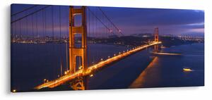 Obraz - Golden Gate Bridge (120x50 cm)