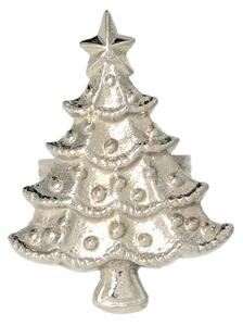 Prsteň na obrúsky Christmas Tree silver