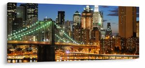 Obraz - Most s New Yorkom (120x50 cm)