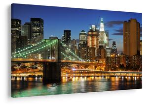Obraz - Most s New Yorkom (90x60 cm)