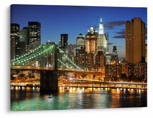 Obraz - Most s New Yorkom (70x50 cm)