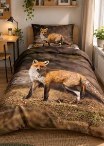 3d obliečky Fox mikroplyš 140x200 cm