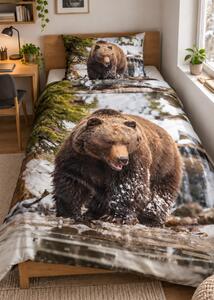 3d obliečky Bear 140x200 cm