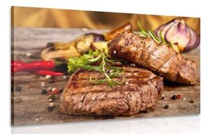 Obraz grilovaný hovädzí steak - 60x40