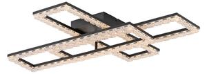 JUST LIGHT. 14733-18 - LED Stropné svietidlo GLITRA LED/35W/230V čierna