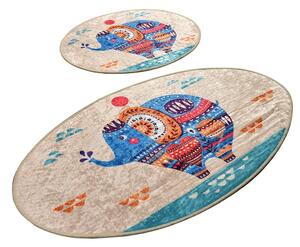 Kúpeľňové predložky v súprave 2 ks 60x100 cm Etnic – Foutastic