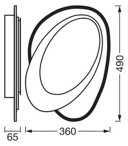 Osram - LED Stmievateľné stropné svietidlo ORBIS LAYERS LED/50W/230V 2600-6000K+DO