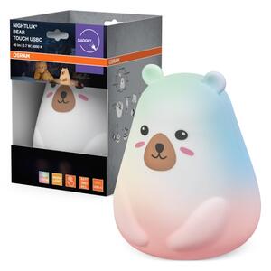 Osram - LED RGBW Detská dotyková lampička NIGHTLUX BEAR LED/0,7W/3,7V 1200 mAh