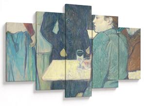 Obraz - Henri de Toulouse-Lautrec, A Corner of the Moulin de la Galette, reprodukcia (150x105 cm)