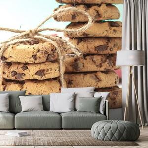 Samolepiaca fototapeta americké cookies sušienky - 225x150
