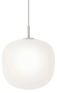 Muuto Závesné svietidlo Rime Ø25, opal/grey RIMPEN2503