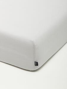 Sinsay - Bavlnené posteľné prestieradlo s gumičkou - svetlošedá