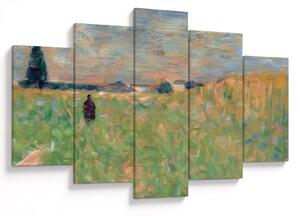 Obraz - Georges Seurat, A Summer Landscape, reprodukcia (150x105 cm)