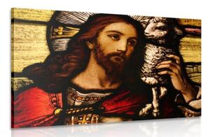 Obraz Ježiš s jahniatkom - 60x40
