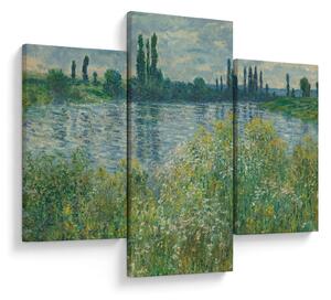 Obraz - Claude Monet, Banks of the Seine, reprodukcia (90x60 cm)