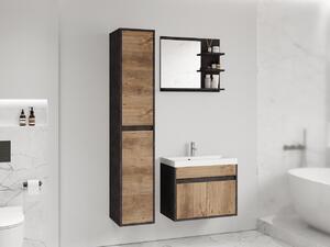 Kúpelňový nábytok Garmuzo, Farby: bodega / bodega + čierny grafit, Sifón: so sifónom, Umývadlová batéria: nie Mirjan24 5903211327896