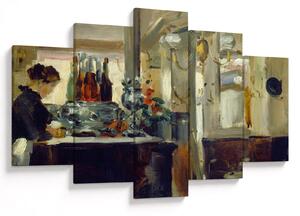 Obraz - Style of Edouard Manet, Bon Bock Cafe, reprodukcia (150x105 cm)