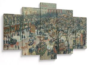 Obraz - Camille Pissarro, Boulevard des Italiens, Morning, Sunlight, reprodukcia (150x105 cm)