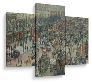 Obraz - Camille Pissarro, Boulevard des Italiens, Morning, Sunlight, reprodukcia (90x60 cm)