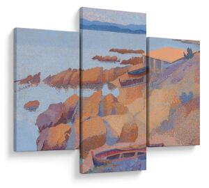 Obraz - Henri Edmond Cross, Calanque des Antibois, reprodukcia (90x60 cm)
