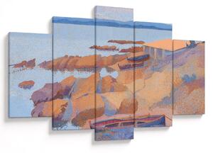 Obraz - Henri Edmond Cross, Calanque des Antibois, reprodukcia (150x105 cm)