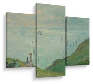 Obraz - Henri Fantin-Latour, Cliffs at Pourville, reprodukcia (90x60 cm)