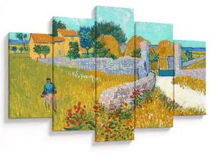Obraz - Vincent van Gogh, Farmhouse in Provence, reprodukcia (150x105 cm)